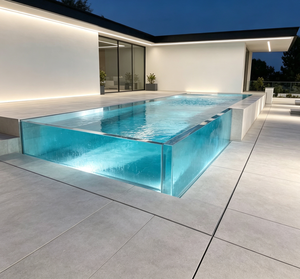 <span class=keywords><strong>Piscina</strong></span> de Lujo de 7 <span class=keywords><strong>Metros</strong></span> en Oferta, Spa de Natación Infinita de Acrílico para Villa - Product Image 4
