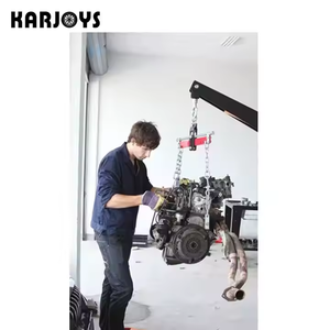 Karjoys เครนพับได้รองรับเครื่องยนต์รถ1.5เมตรพร้อมแจ็คไ<span class=keywords><strong>ฮ</strong></span>ดรอลิก1000lbs เครื่องมือยานพาหนะ - Product Image 4