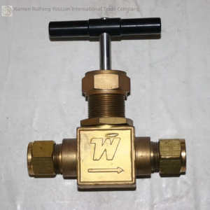 Aiguille à bonnet intégral en laiton 1/2 pouce (3000 Psi) <span class=keywords><strong>Whitey</strong></span> B-18ks8, neuve, originale, en stock, pour l'automatisation industrielle, dédiée - Product Image 1