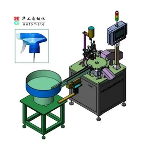 Fábrica 2023 nueva llegada bomba de gatillo automático máquina de montaje rociador de plástico hacer máquina