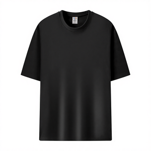 T-shirt à manches courtes pour homme 2025 Nouveau Écologique 200 grammes Tissé Uni Impression Polyester/Coton Haute qualité Cool Jeunesse - Product Image 4