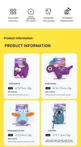 Jouet en peluche enrichissant pour chat, herbe à chat Silver Vine, pour mâcher, faire ses dents, stimulation mentale, non toxique, écologique, divertissement pour chat - Product Image 5