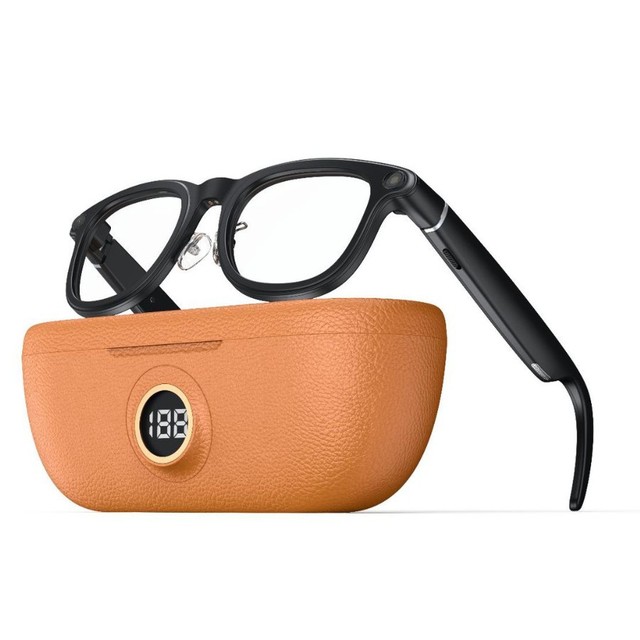 New Hot X01 Utra Smart Glasses 8.0 Million Pixel Camera 1200P Video Six-Axis Gyroscope Anti-Shake AI Translation Charging Case