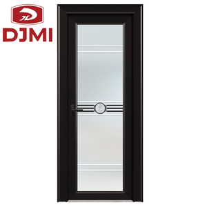 Puerta de Baño de Aluminio, Puerta Batiente de Aleación de Aluminio con Vidrio Templado - Product Image 6