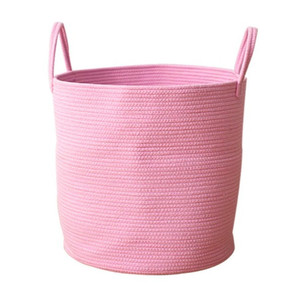 Oempromo grandes cestas de almacenamiento de cuerda de algodón cesta tejida - Product Image 1
