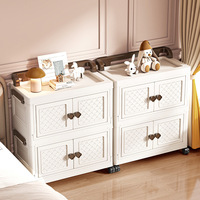 Armoire de rangement pliable multi-niveaux pour salon, 4 niveaux, organisateur de vêtements pour bébé, pour chambre à coucher, cuisine