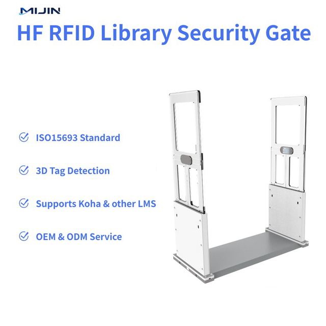 13.56MHz HF RFID Smart Library Access Control Gate: ISO 15693 Security Detection System for School Library Project