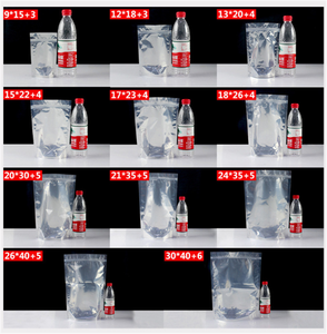 Thực phẩm nhôm lá nhựa đứng lên túi bao bì dây kéo với đáy phẳng rộng cho thực phẩm 9x15cm - Product Image 5