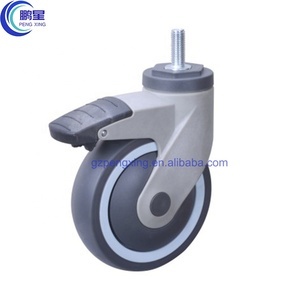 Pengxing Medical Hospital Bed <strong>Trolley</strong> Universal Castor Tpr 3 <strong>4</strong> <strong>5</strong> <strong>Inch</strong> Light Swivel Medical Caster Wheel Hospital Gurney Casters - Product Image 5
