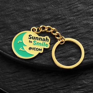 Porte-clés personnalisé <span class=keywords><strong>de</strong></span> haute qualité plaqué or, logo <span class=keywords><strong>de</strong></span> dessin animé <span class=keywords><strong>de</strong></span> <span class=keywords><strong>la</strong></span> <span class=keywords><strong>lune</strong></span>, lettre 3D <span class=keywords><strong>en</strong></span> alliage <span class=keywords><strong>de</strong></span> zinc métallique, porte-clés personnalisé avec logo pour cadeau - Product Image 4