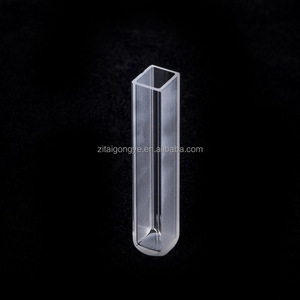 Großhandel Quarz Küvette Tasse in abgerundeten Ecke Glas Durchfluss zellen Chemie Analysator Zusammensetzung SiO2 - Product Image 2