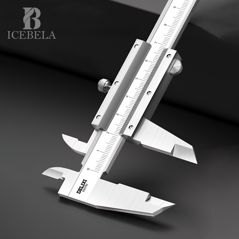 Измерительный инструмент для ювелирных изделий ICEBELA 0-150 мм, высокоточный штангенциркуль из нержавеющей стали промышленного класса