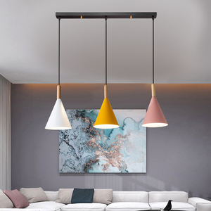 Stile semplice per camera da letto corridoio ristorante <span class=keywords><strong>Bar</strong></span> sala da pranzo lampada nordica Vintage retrò luce pendente - Product Image 5