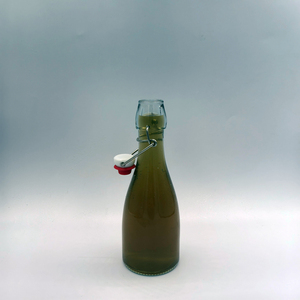 Bouteille en verre transparente de 350 ml 300 g avec bouchon à bascule en métal, pour usage culinaire, prix fabricant plus bas - Product Image 2