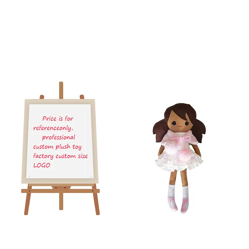 CPC дети предпочитают ручной работы Африканские плюшевые черные Тряпичные куклы оптом на заказ