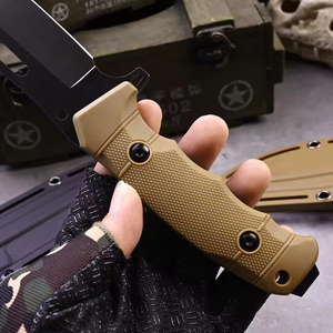 Mới đến sợi thủy tinh xử lý cố định lưỡi cắm trại ngoài trời sống sót gấp săn dao - Product Image 5