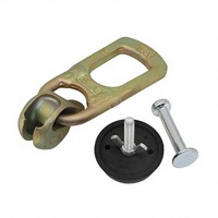Dispositifs de levage rapides certifiés CE pour préfabriqués, griffe de levage Dog Bog avec ancre à œillet à broche