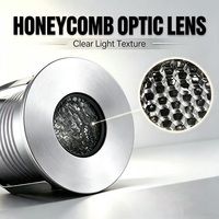 Luz LED Empotrada Ultrafina de 3W con Lente de Panal, DC12-24V, IP67 Impermeable, para Suelos Residenciales y Comunitarios
