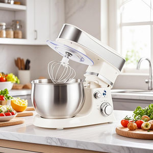 Vente flash : Petit robot culinaire électrique domestique 1000W, 6 vitesses, entièrement automatique, multifonctionnel, design à tête inclinable, batteur, éjecteur - Product Image 4