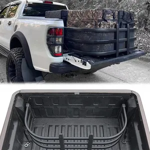 Nhôm 6.5ft ngắn giường phía sau cổng sau Expander cho <span class=keywords><strong>F150</strong></span> Pickup Truck Đen STD/<span class=keywords><strong>Ext</strong></span>/phi hành Đoàn <span class=keywords><strong>cab</strong></span> - Product Image 6