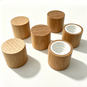 ฝาขวดไม้แบบเกลียวพร้อมโลโก้สั่งทำจากเวียดนาม WeWood สำหรับบรรจุภัณฑ์ผลิตภัณฑ์ดูแลส่วนบุคคล ฝาขวดไม้แบบเกลียว ภาชนะบรรจุภัณฑ์เครื่องสำอางรักษ์โลก - Product Image 5