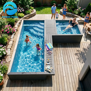 <span class=keywords><strong>Piscine</strong></span> Conteneur de 20 pieds en Fibre de Verre pour Adultes, Grande <span class=keywords><strong>Piscine</strong></span> Hors Sol Personnalisée pour Jardin, Vente en Gros, 40 pieds - Product Image 6