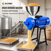 Machine à moudre les céréales électrique BANMO, moulin à sec et humide pour la fabrication de poudre de café, d'épices et de céréales