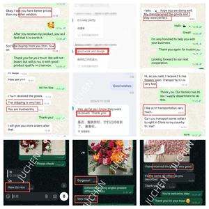 JC Wholesale Chemin <span class=keywords><strong>de</strong></span> table en fleurs artificielles effet soie, toucher réaliste, prix usine, achat en gros - Product Image 6