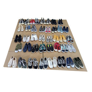 Zapatos de Lona con Suela Alta de Cuero Multicolor, Calzado Usado para Hombre y Mujer - Product Image 2