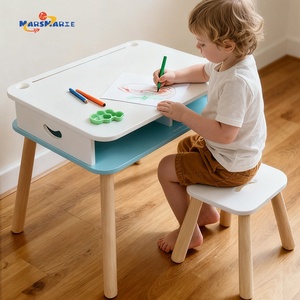 La sedia da tavolo da gioco in <span class=keywords><strong>legno</strong></span> per <span class=keywords><strong>bambini</strong></span> a doppia faccia con sicurezza di stoccaggio è garantita lo spazio per <span class=keywords><strong>bambini</strong></span> - Product Image 1