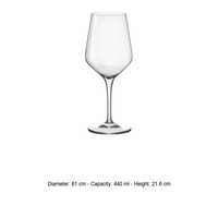 Verre à dégustation Electra Medium 44 cl Bormioli Rocco H 21,6 cm Ø 6,1 cm