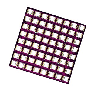 จอแสดงผล LED พิกเซล RGB 64 บิต แบบเมทริกซ์ 8x8 ความหนาแน่นสูง Dotstar - Product Image 1