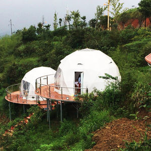 Maison préfabriquée de luxe pour l'extérieur Tente igloo dôme yourte géodésique mongole pour le glamping <span class=keywords><strong>et</strong></span> les hôtels - Product Image 3
