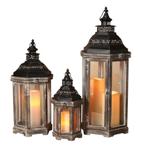 Metal Set of Stainless Steel <b>Candle</b> <b>Holder</b> <b>Lantern</b> decorative <b>Lantern</b> For Home Decor - Product Image 2