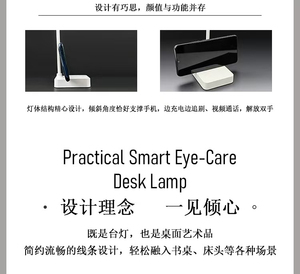 Lámpara de Escritorio de Cristal y Latón Blanco de Diseño Escandinavo, Cuello Flexible Ajustable, LED 3500K, Luz Blanca Cálida, Control por Botón - Product Image 2