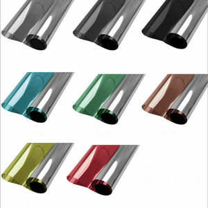 ฟิล์มกระจกสีเงินหลายสีทนความร้อนป้องกันความปลอดภัยฟิล์มแก้วอาคารพลังงานแสงอาทิตย์ - Product Image 6