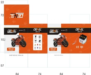 Fábrica OEM Batería de plomo ácido para motocicleta YTX6.5L BS 12V 5.5AH Suministro original de alto rendimiento AGM - Product Image 3