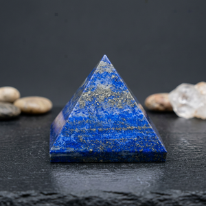 Pyramide de pierre précieuse naturelle Lapis Lazuli polie à la main, pour la guérison, décoration de table pour la maison et le bureau, vente en gros - Product Image 3