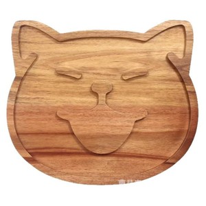 Guibang Wooden Dog Shaped Serving <b>Tray</b> 38cm Decorative For <b>Snacks</b> Cheese Fruits Tea Party - Product Image 5