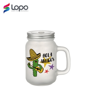 Venta al por Mayor <span class=keywords><strong>de</strong></span> <span class=keywords><strong>Frascos</strong></span> <span class=keywords><strong>de</strong></span> <span class=keywords><strong>Vidrio</strong></span> Mason <span class=keywords><strong>de</strong></span> 430 ml para Sublimación <span class=keywords><strong>con</strong></span> Tapas <span class=keywords><strong>y</strong></span> Pajitas - Product Image 4