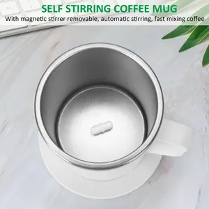 14oz Temperature-Controlled Self-Mixing Self-Heating Smart Coffee Tea Mug