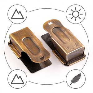 นกหวีดสัญญาณทหารพลร่มสหรัฐฯ และนกหวีดคริกเก็ต EDC ของเล่นบีบคลายเครียดที่ปลายนิ้ว สลักโลโก้ โลหะทองแดง - Product Image 3