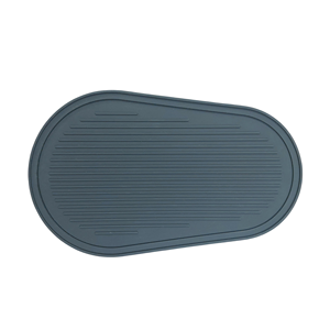 Zimakyfa Eco-Friendly Black Silicone Drying <b>Mat</b> for SodaStream DUO Underlay Drip Tray Accessories - Product Image 1