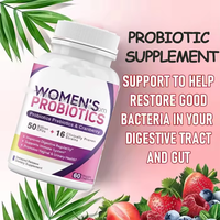 Capsule Probiotique Vaginale OEM pour Femmes, Prébiotique, Probiotique, Santé Immunitaire et Digestive, Complément Alimentaire Halal à la Canneberge, Vente en Gros