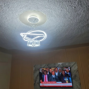 Đèn pha lê hiện đại sang trọng phòng ăn Đèn chùm nhà dẫn cảm giác tiên tiến đèn phòng khách 120W 220V 3cct Mặt dây chuyền chiếu sáng 2025 - Product Image 2