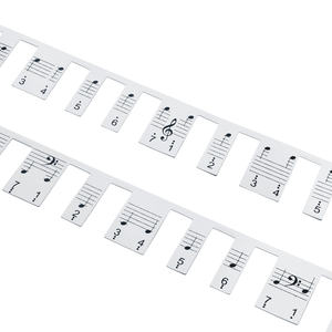 Tabla de notas de piano de 61 teclas, pegatinas removibles antiadherentes para teclado de piano con tablilla <span class=keywords><strong>musical</strong></span> y notación <span class=keywords><strong>musical</strong></span> numerada para niños principiantes - Product Image 2