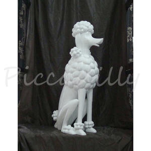 Escultura de perro de caniche de fibra de vidrio a precio de fábrica, producto en oferta - Product Image 4