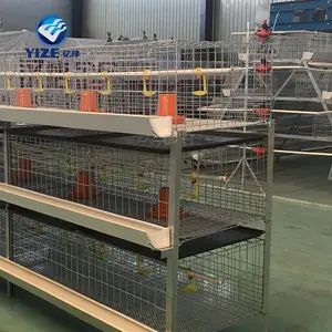 Prix d'usine équipement agricole bétail volaille oiseaux Cages pour poulets de chair pour l'alimentation potable pour le poulet