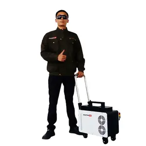 Portable Laser Paint Removal Machine 200W Pulse Laser Cleaning Machine Rust And Paint Removal