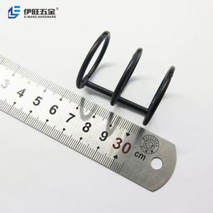 YIWANG Metal Negro 30mm Notebook Book Ring Clips para Paper File Notebook - Product Image 4